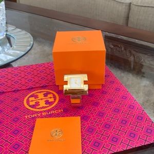 Tory Burch bangle watch. Pre-owned.